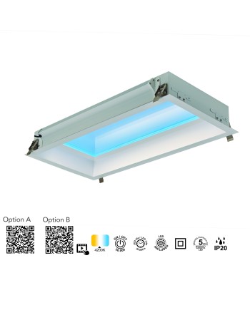BLUE SKY * PLAFÓN LED EMPOTRABLE 60 X 30